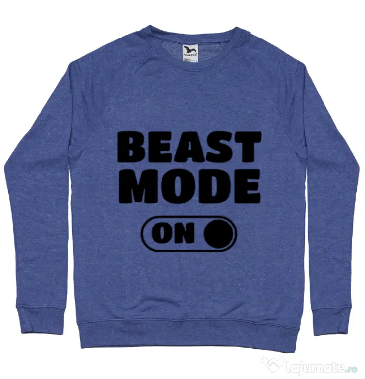 Bluza ADLER barbat Beast mode Albastru melanj