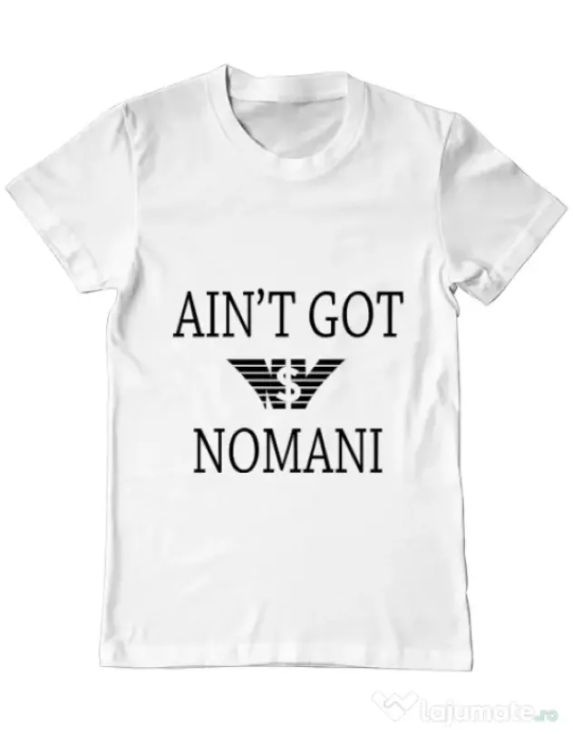 Tricou ADLER barbat Ain t got nomani Alb