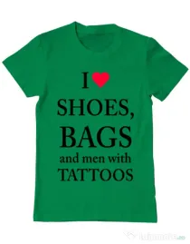 Tricou ADLER barbat I love shoes Verde mediu
