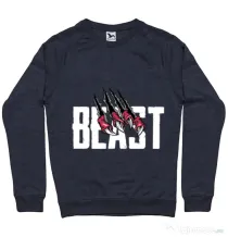 Bluza ADLER barbat Beast Denim inchis