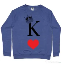 Bluza ADLER barbat Fancy King Albastru melanj
