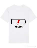 Tricou STANLEY STELLA barbat Mom battery Alb
