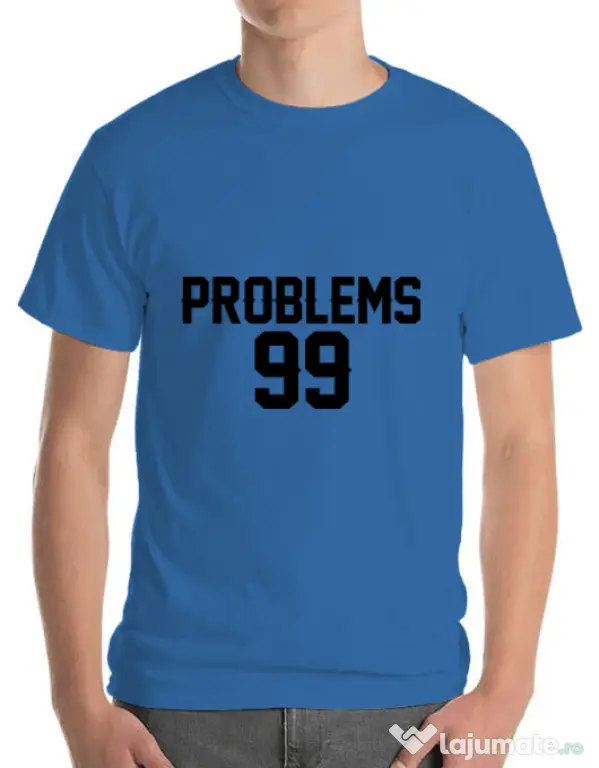 Tricou ADLER barbat 99 Problems Albastru azuriu