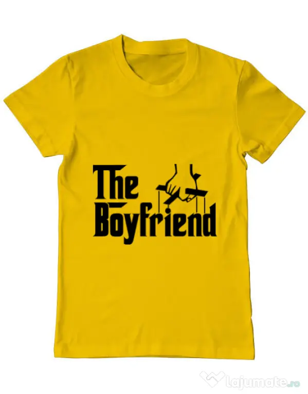Tricou ADLER barbat The boyfriend Galben