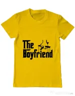 Tricou ADLER barbat The boyfriend Galben
