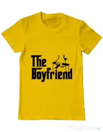Tricou ADLER barbat The boyfriend Galben