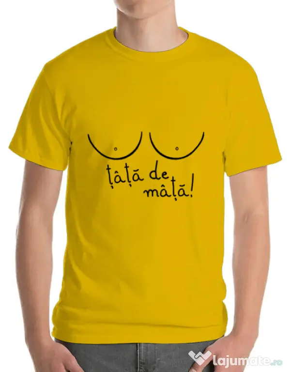 Tricou ADLER barbat Tits Galben