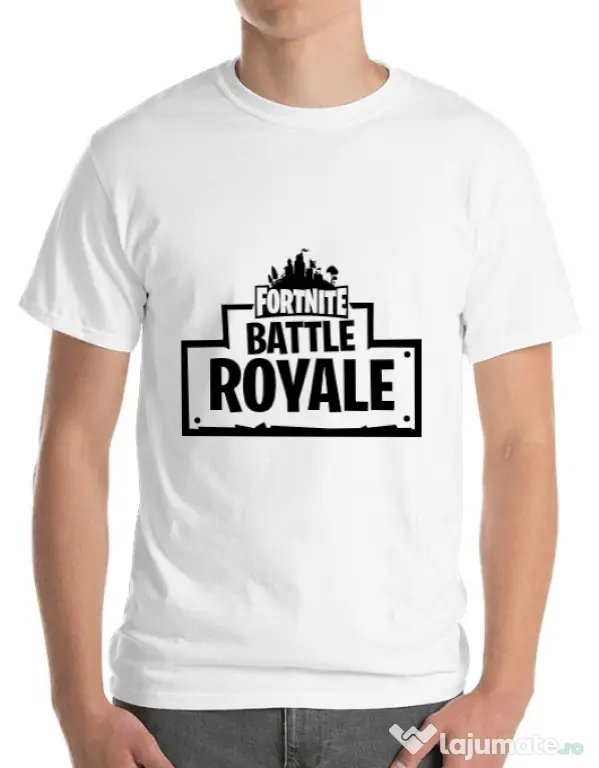 Tricou ADLER barbat Battle royale 2 Alb