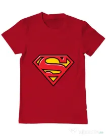 Tricou ADLER barbat Superman Rosu
