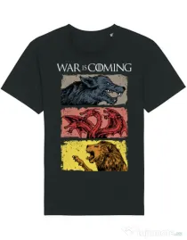 Tricou STANLEY STELLA barbat War is coming Negru