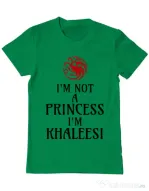 Tricou ADLER barbat I'm Khaleesi Verde mediu