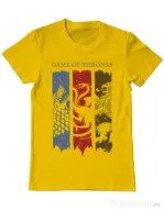 Tricou ADLER barbat Game of Thrones Galben
