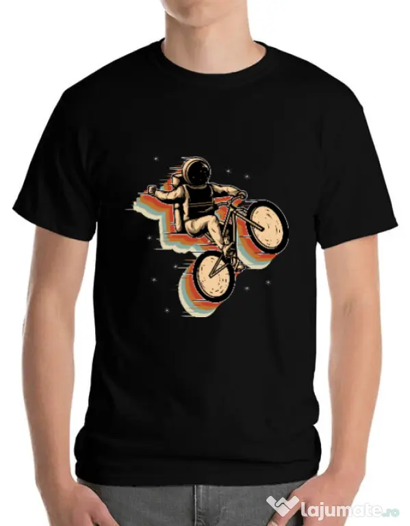 Tricou ADLER barbat Cycling space Negru
