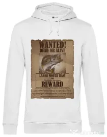 Hoodie barbat cu gluga Dead or alive Alb