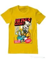 Tricou ADLER barbat Heisen krispies Galben
