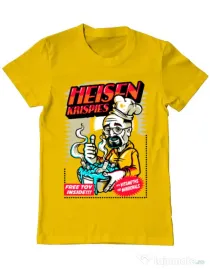 Tricou ADLER barbat Heisen krispies Galben