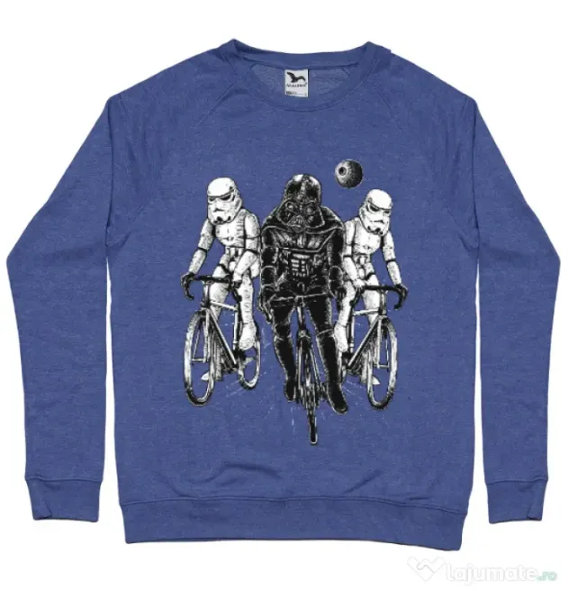 Bluza ADLER barbat Star bikers Albastru melanj
