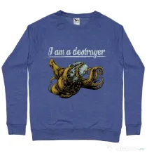 Bluza ADLER barbat Destroyer Albastru melanj