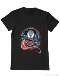 Tricou ADLER barbat Venom rise Negru