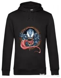 Hoodie barbat cu gluga Venom rise Negru