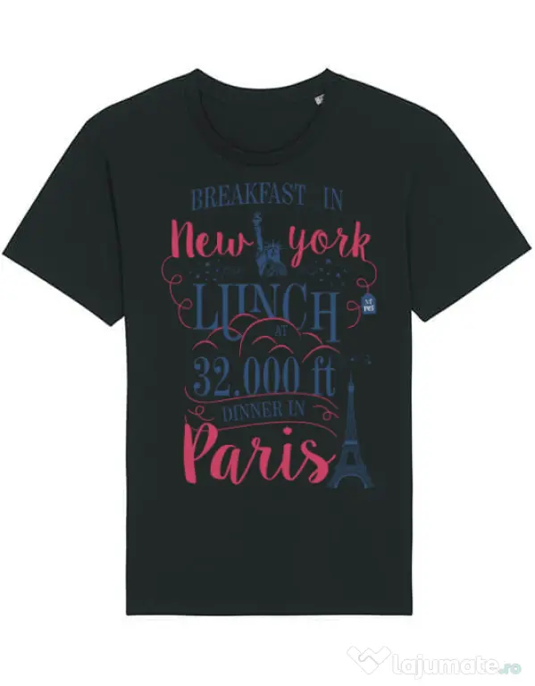 Tricou STANLEY STELLA barbat Breakfast in New York Negru