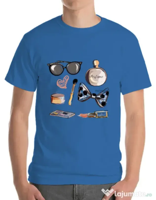 Tricou ADLER barbat Every girl Albastru azuriu