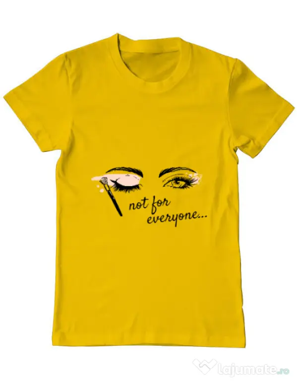 Tricou ADLER barbat Not for everyone Galben