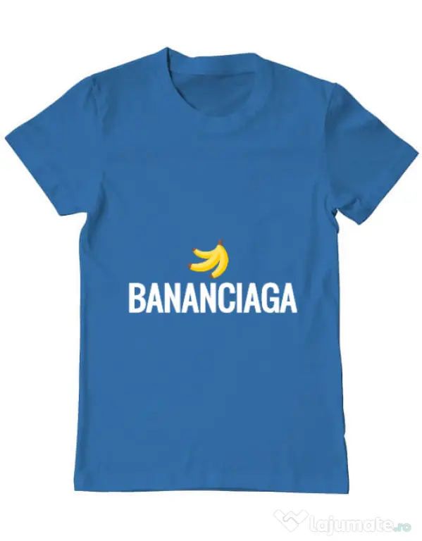 Tricou ADLER barbat Bananciaga Albastru azuriu