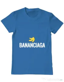 Tricou ADLER barbat Bananciaga Albastru azuriu