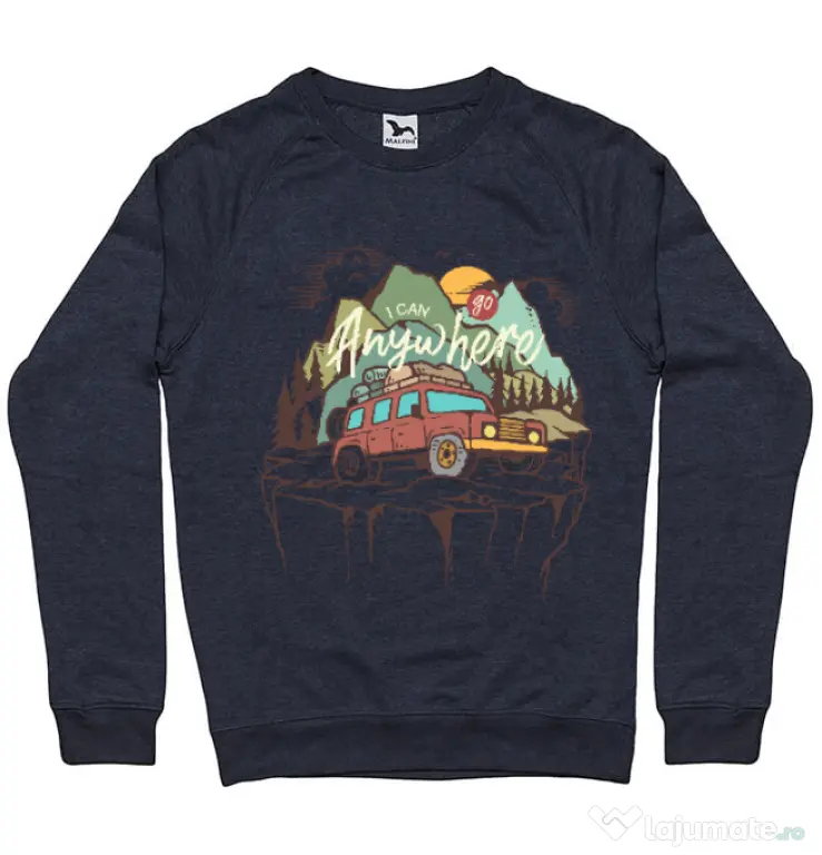 Bluza ADLER barbat Adventure Denim inchis