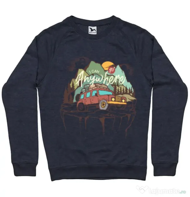 Bluza ADLER barbat Adventure Denim inchis