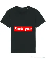 Tricou STANLEY STELLA barbat Fuck you Negru