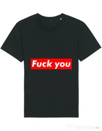 Tricou STANLEY STELLA barbat Fuck you Negru