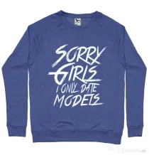 Bluza ADLER barbat Sorry girls Albastru melanj