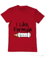 Tricou ADLER barbat I like formula Rosu