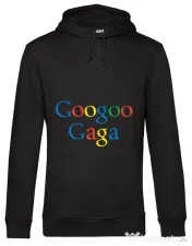 Hoodie barbat cu gluga Googoo Gaga Negru