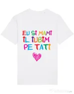 Tricou STANLEY STELLA barbat Il iubim pe tati Alb