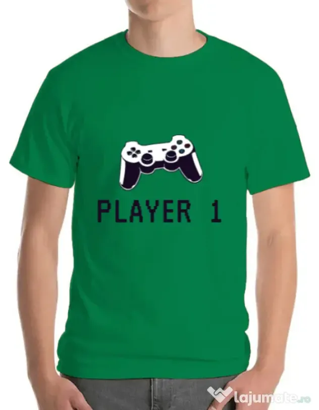 Tricou ADLER barbat Player 1 Verde mediu