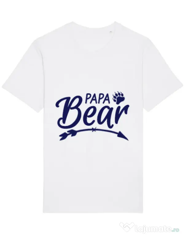 Tricou STANLEY STELLA barbat Papa bear Alb