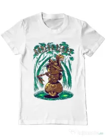 Tricou ADLER barbat Armed and ready Alb