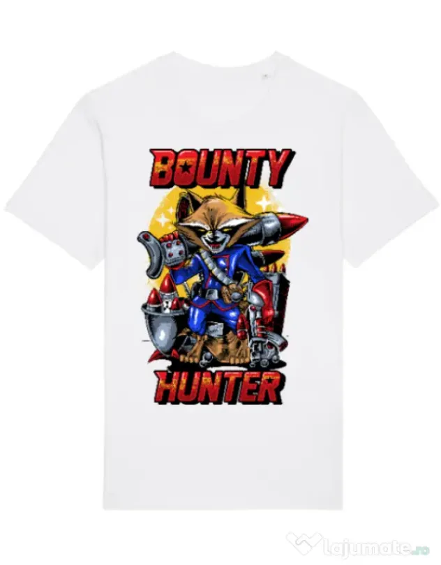 Tricou STANLEY STELLA barbat Bounty hunter Alb