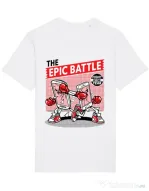 Tricou STANLEY STELLA barbat Epic battle Alb