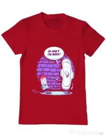 Tricou ADLER barbat How is the inside Rosu
