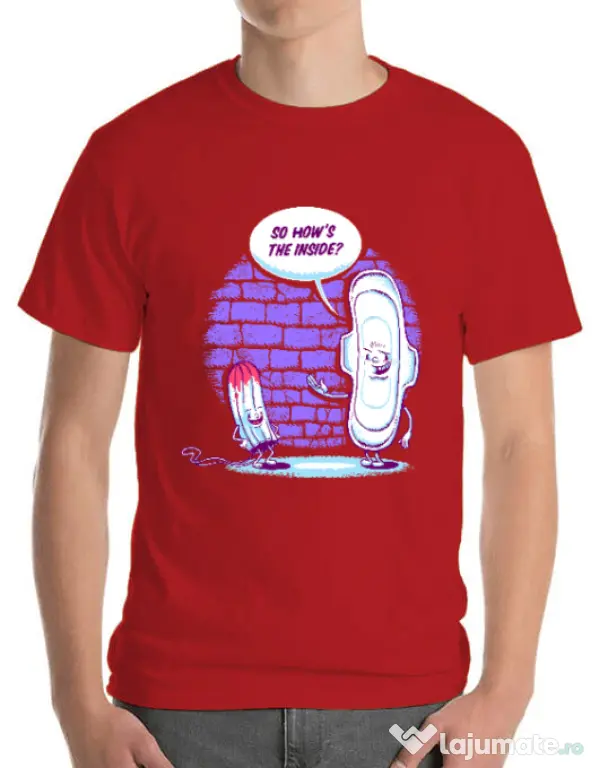 Tricou ADLER barbat How is the inside Rosu