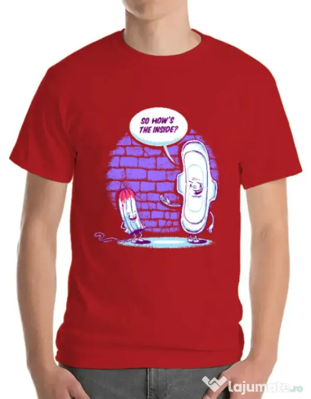 Tricou ADLER barbat How is the inside Rosu