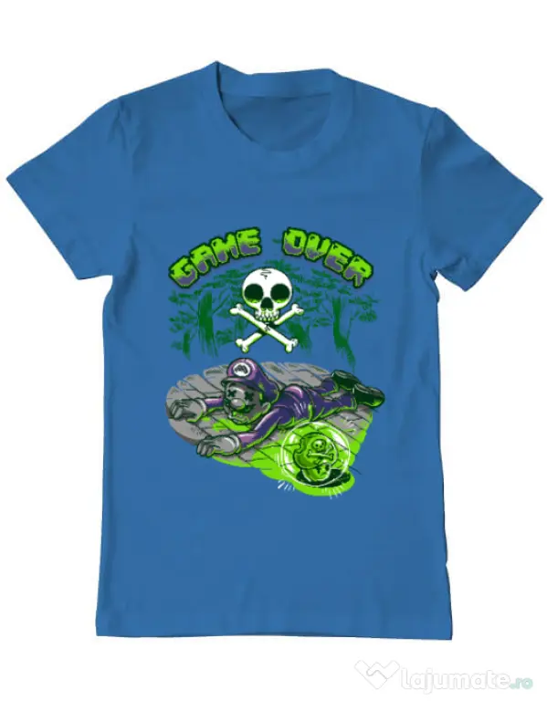 Tricou ADLER barbat Poisonous mushroom Albastru azuriu
