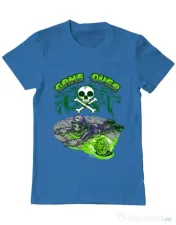 Tricou ADLER barbat Poisonous mushroom Albastru azuriu