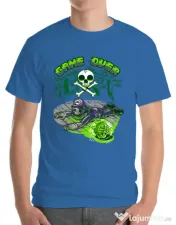 Tricou ADLER barbat Poisonous mushroom Albastru azuriu