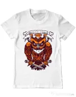 Tricou ADLER barbat Rogue owl Alb