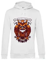 Hoodie barbat cu gluga Rogue owl Alb
